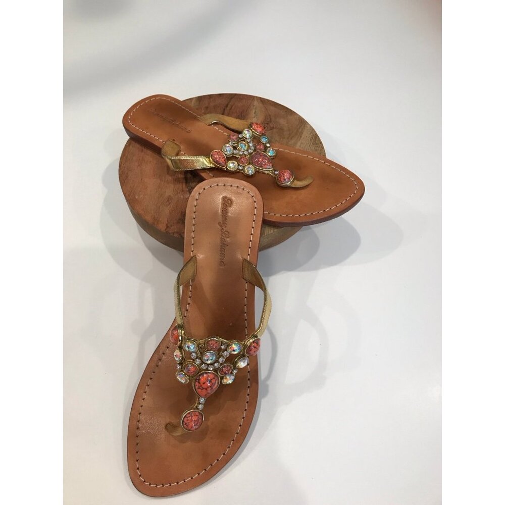 Tommy Bahama jeweled womens Sandals size 10